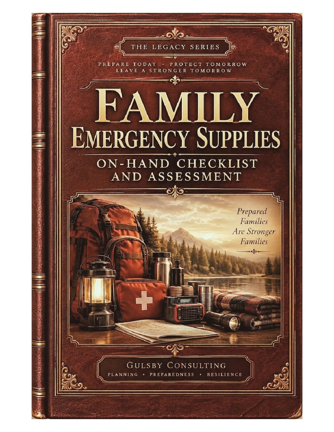 Family Emergency Supplies Checklist & Assessment | The Legacy Series Preparedness Workbook (Printable PDF)