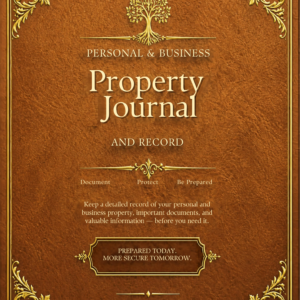 Legacy Series Personal & Business Property Journal and Record